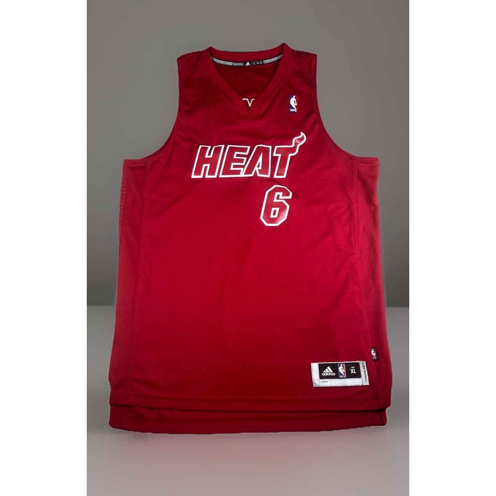 Adidas 2012 NBA Christmas Day‎ Miami Heat LeBron James Basketball Jersey XL +2"